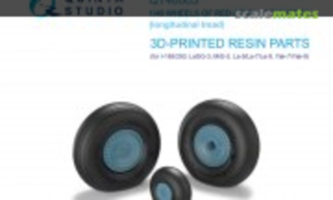 1:48 Wheels of Red Army AF Fighters (longitudinal tread) (Quinta Studio QT48063) QT48063