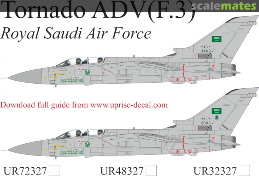 Boxart Tornado ADV Saudi with stencils UR48327 UpRise Decal Boxart Tornado ADV Saudi with stencils UR48327 UpRise Decal