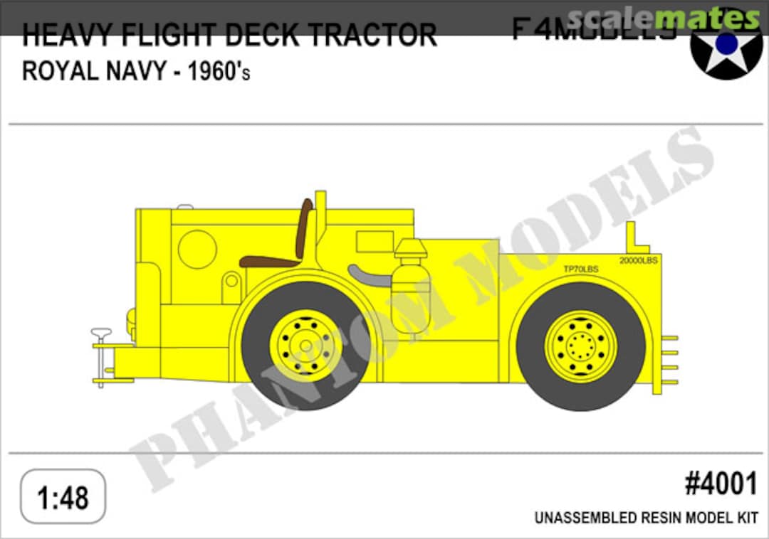 Boxart Tugmaster Heavy Flight Deck Tractor FM4001 F4Models Boxart Tugmaster Heavy Flight Deck Tractor FM4001 F4Models