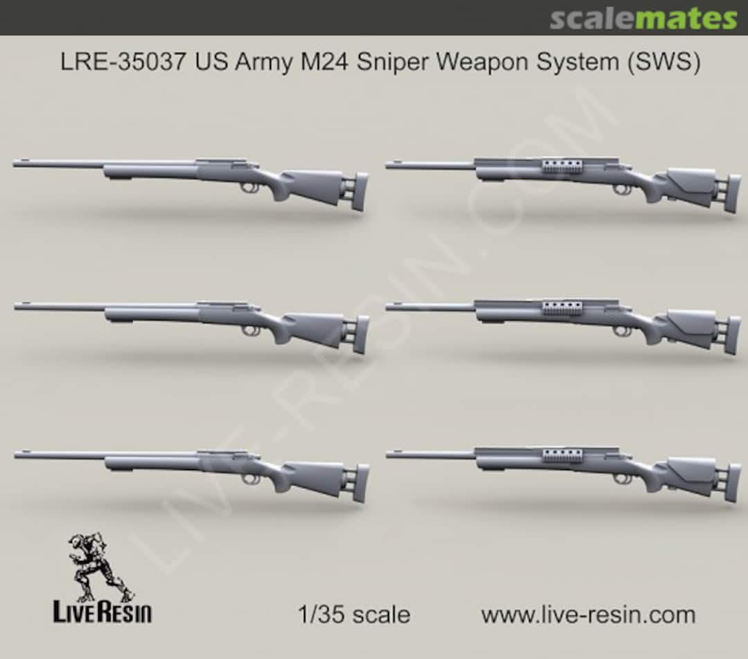 Boxart US Army M24 Sniper Weapon System (SWS) LRE-35037 Live Resin Boxart US Army M24 Sniper Weapon System (SWS) LRE-35037 Live Resin
