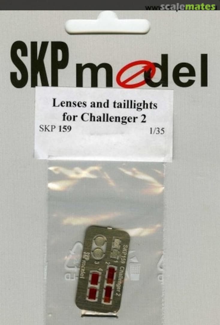 Boxart Lenses and taillights for Challenger 2 SKP 159 SKP model Boxart Lenses and taillights for Challenger 2 SKP 159 SKP model
