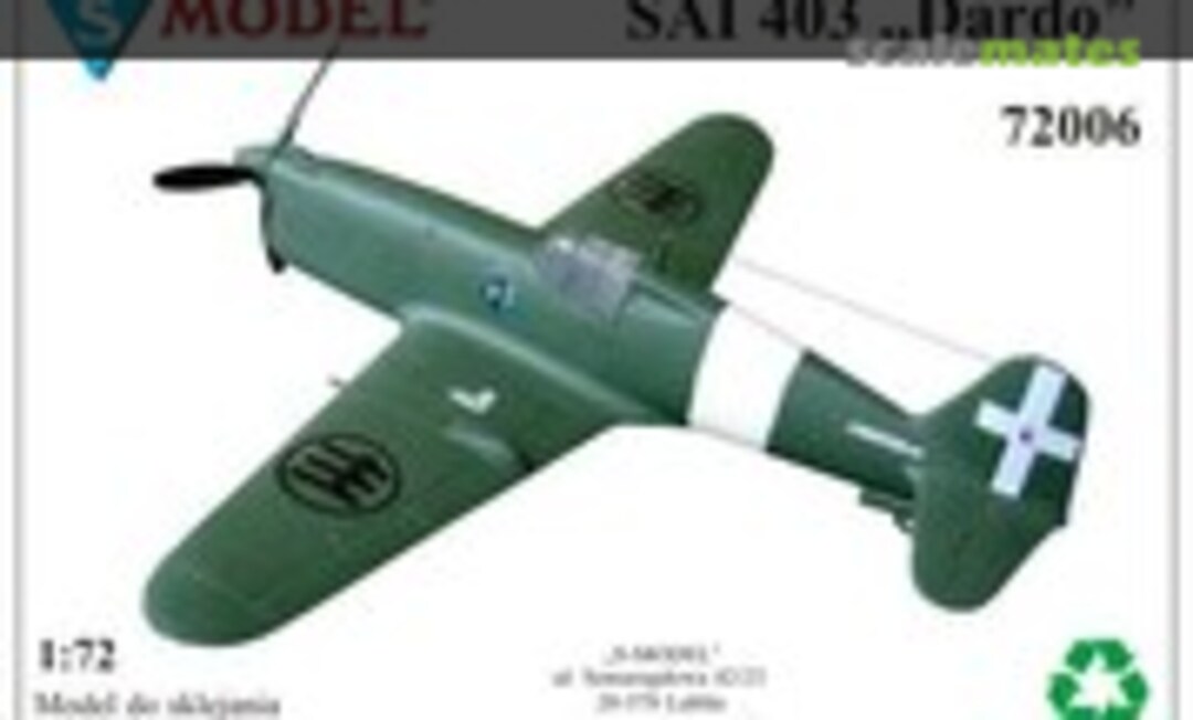 1:72 SAI 403 "Dardo" (S-Model (Poland) 72006) 72006
