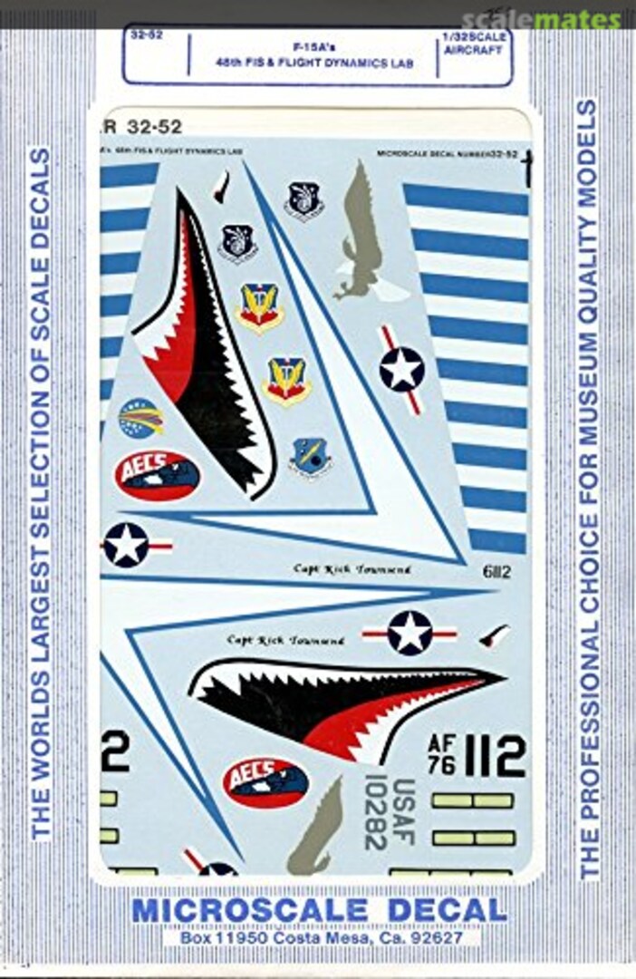 Boxart F-15A's 32-52 Microscale Boxart F-15A's 32-52 Microscale