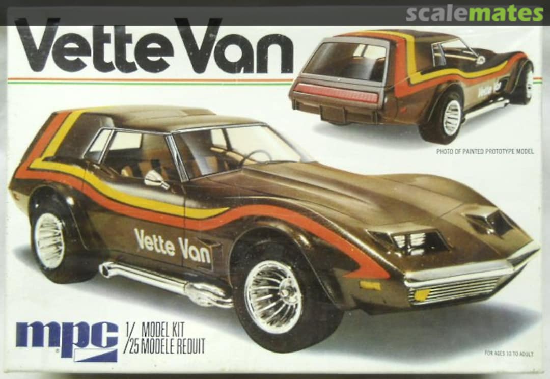 Boxart Vette Van 1-3707 MPC Boxart Vette Van 1-3707 MPC