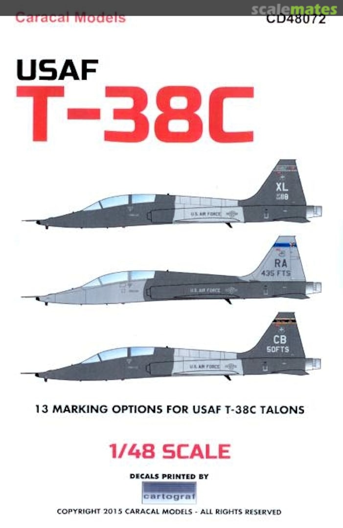 Boxart USAF T-38C CD48072 Caracal Models Boxart USAF T-38C CD48072 Caracal Models