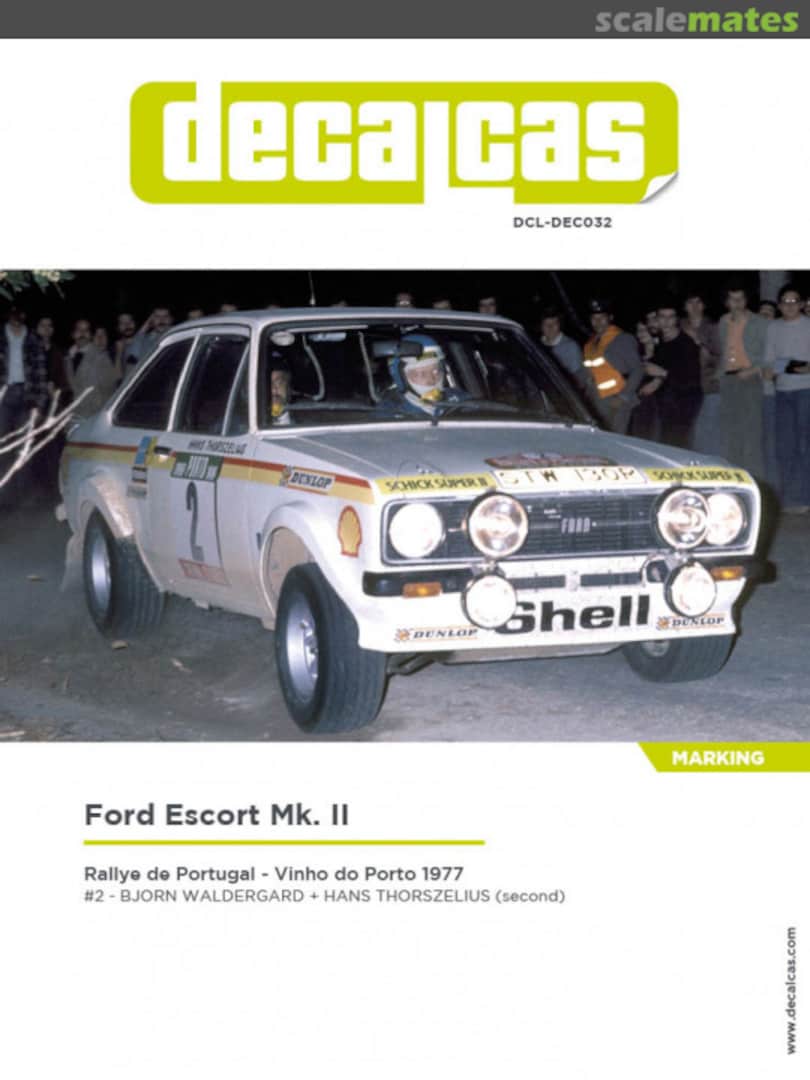 Boxart Ford Escort Mk. II DCL-DEC032 Decalcas Boxart Ford Escort Mk. II DCL-DEC032 Decalcas