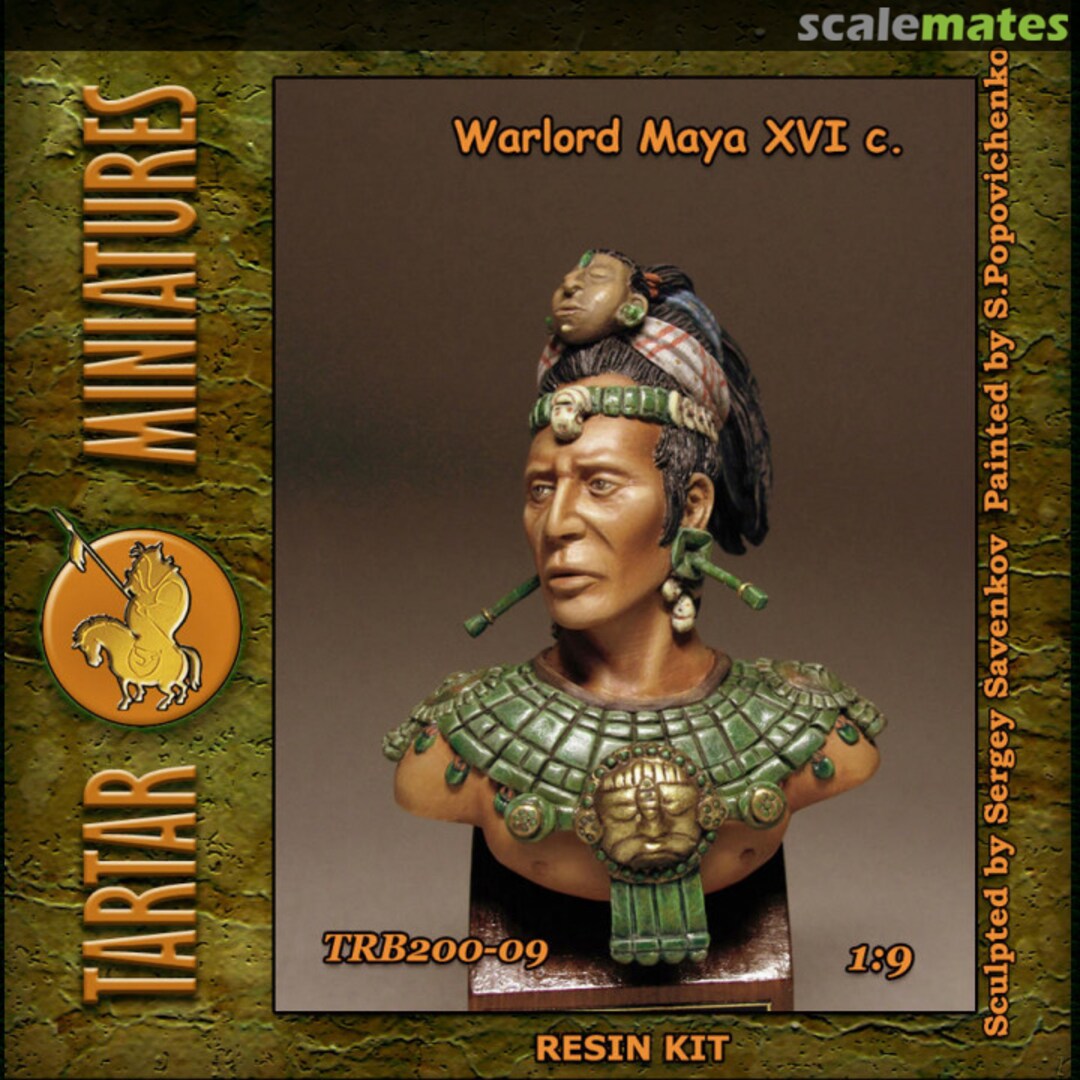 Boxart Warlord Maya XVI c. TRB200-009 Tartar Miniatures