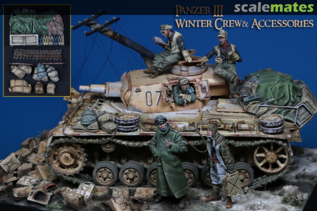 Boxart Panzer III Winter Crew & Accessories F35059 Darius Miniatures Boxart Panzer III Winter Crew & Accessories F35059 Darius Miniatures