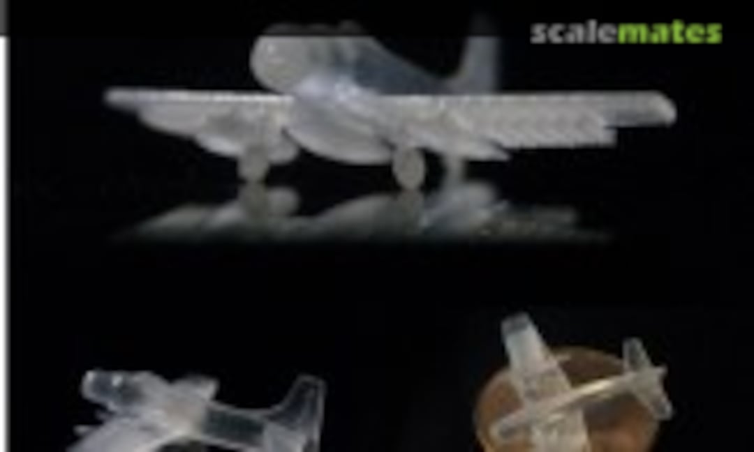 1:700 Douglas AD-1 Skyraider w/folded wings, ordnance (x3) (Tom's Modelworks A1D) A1D