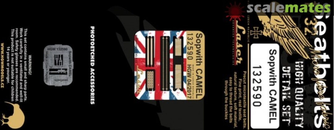 Boxart Sopwith Camel - Seatbelts 132590 HGW Models