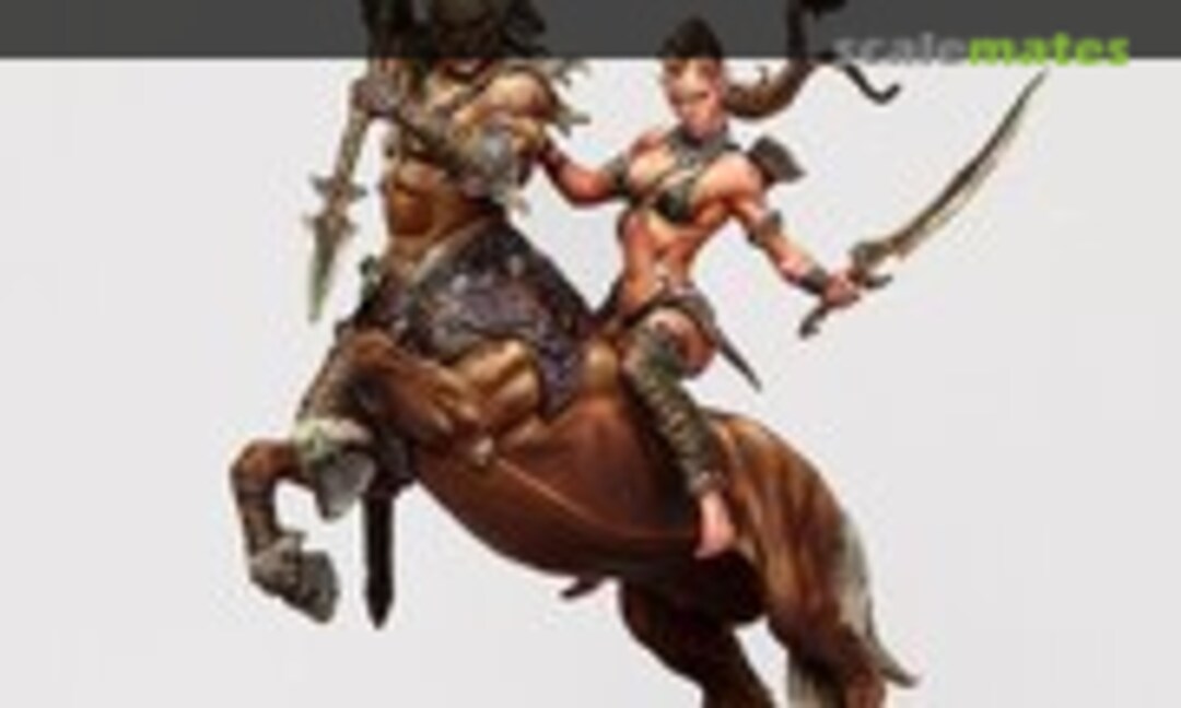 75mm Centaur and Wild Elf (Black Sun Miniatures CWE) CWE