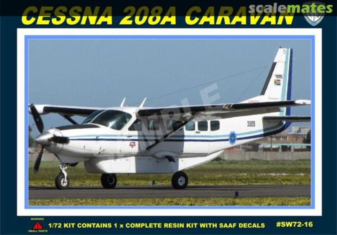 Boxart Cessna 208A Caravan SW72-16 ScaleWorx