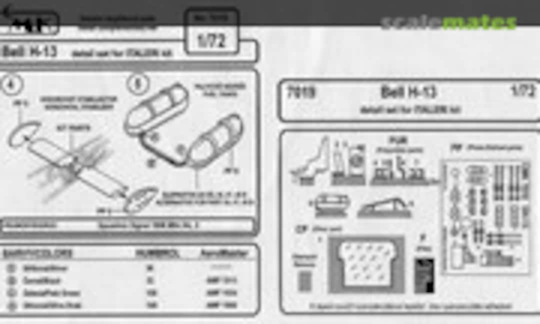 1:72 Bell H-13 (CMK 7019) 7019
