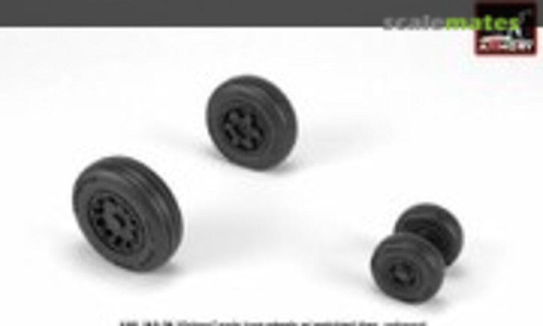1:48 JAS-39 Gripen early wheels w/ weighted tires (Armory AW48503) AW48503