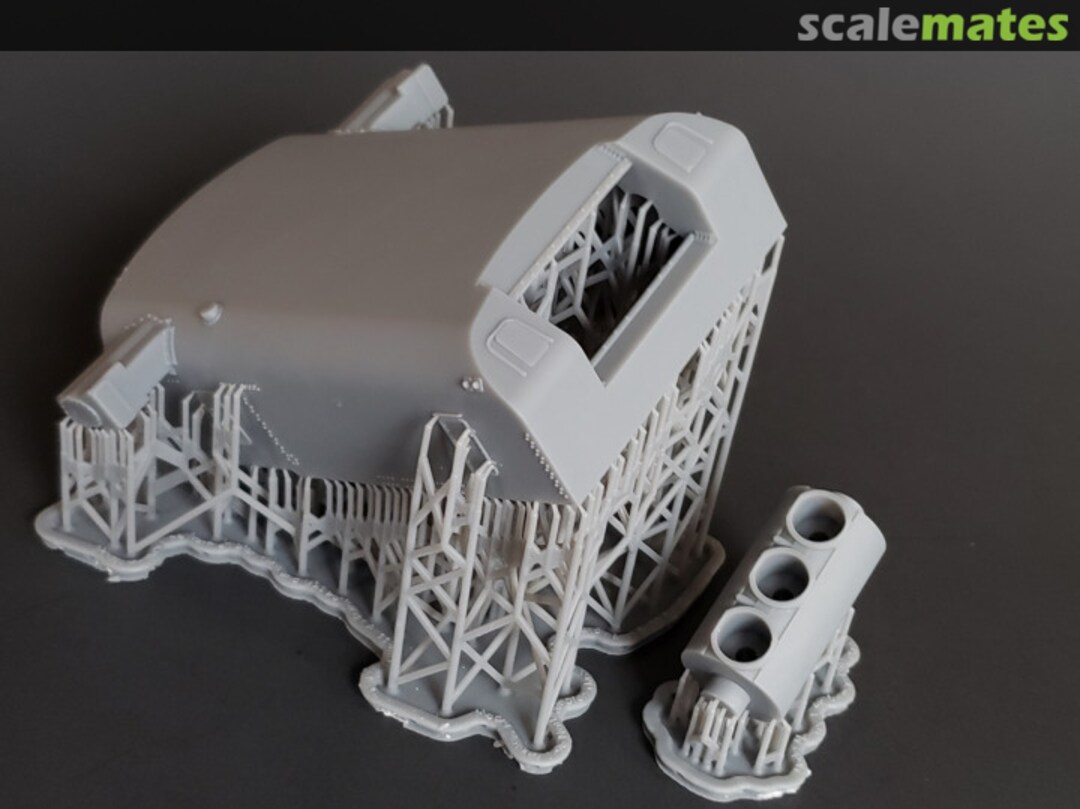 Boxart Northampton-class and USS Portland CA-33 8"/55 cal. Turret with Trunnion 96-CA33-Turret-Trn Model Monkey Boxart Northampton-class and USS Portland CA-33 8"/55 cal. Turret with Trunnion 96-CA33-Turret-Trn Model Monkey