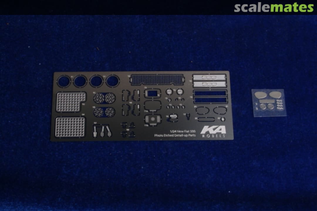 Boxart New FIAT 500 Detail-up etched part KE-24045 KA Models Boxart New FIAT 500 Detail-up etched part KE-24045 KA Models