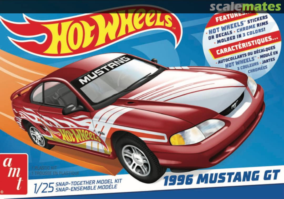 Boxart 1996 Mustang GT AMT1298M AMT Boxart 1996 Mustang GT AMT1298M AMT