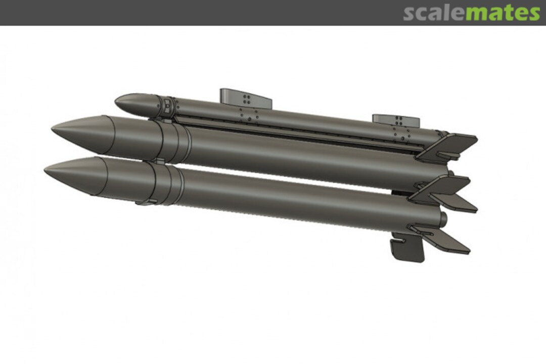 Boxart Pylon with 2 Rockets (135 mm) WOL480209 Wolf 3D Resin Parts Boxart Pylon with 2 Rockets (135 mm) WOL480209 Wolf 3D Resin Parts