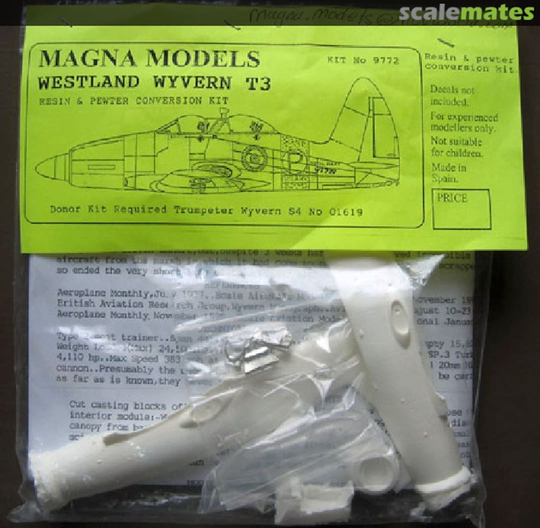 Boxart Westland Wyvern T.3 9772 Magna Models Boxart Westland Wyvern T.3 9772 Magna Models