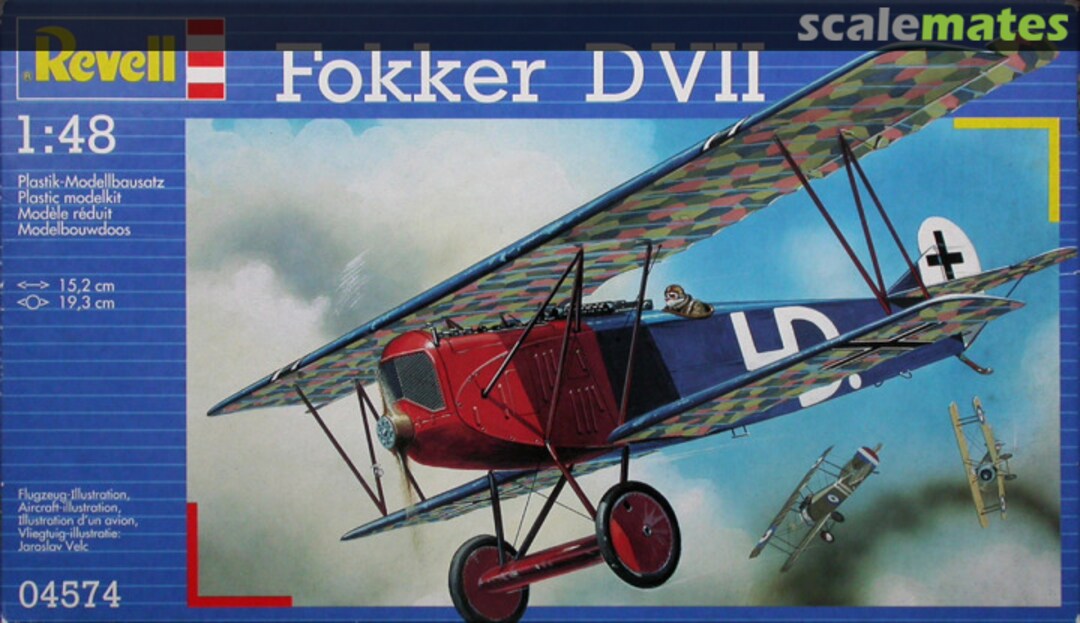 Boxart Fokker D VII 04574 Revell Boxart Fokker D VII 04574 Revell