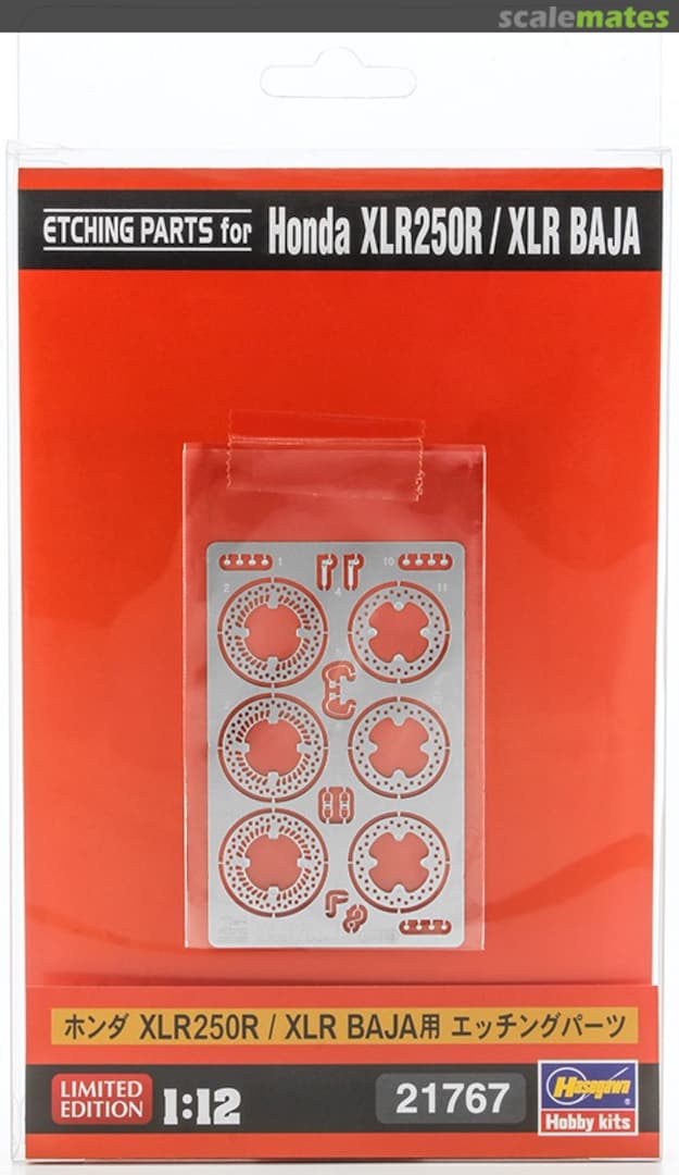 Boxart Etching Parts for Honda XLR 250R / XLR Baja 21767 Hasegawa Boxart Etching Parts for Honda XLR 250R / XLR Baja 21767 Hasegawa