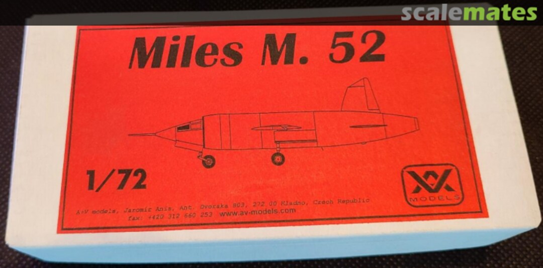 Boxart Miles M.52 A+V Models Boxart Miles M.52 A+V Models