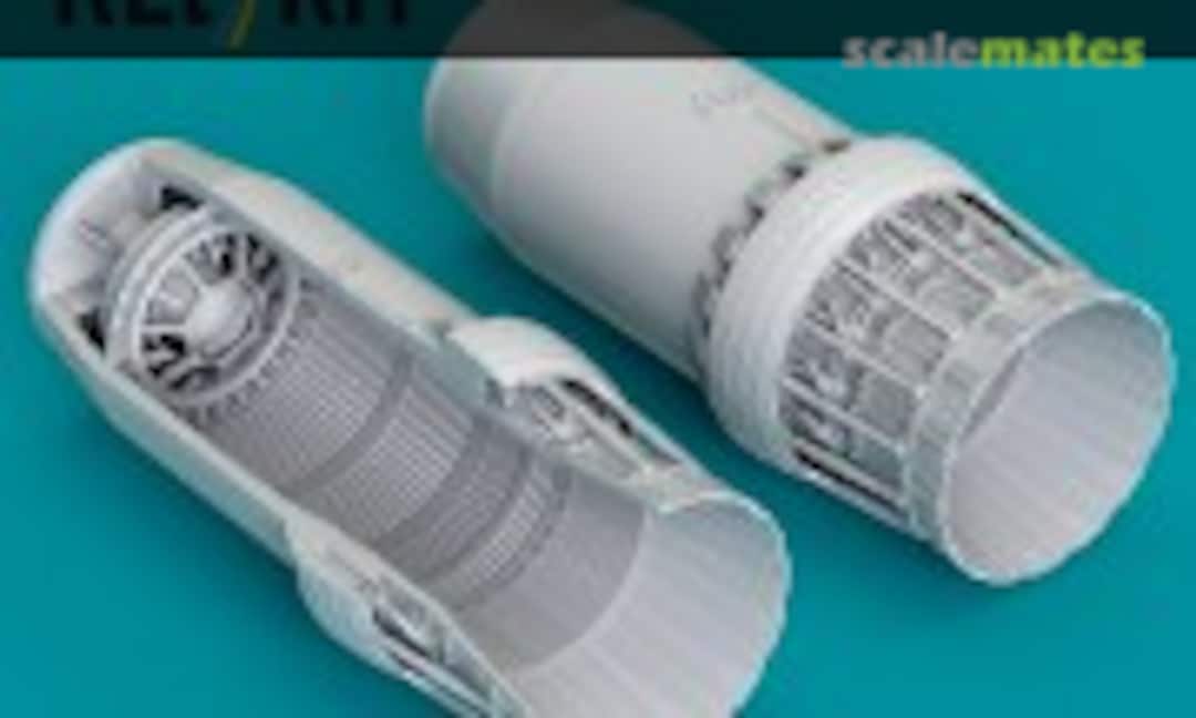 1:48 F-15 (A, B, C, D, E, J) (F100-PW-220) - open exhaust nozzles (3D Printed) (ResKit RSU48-0453) RSU48-0453