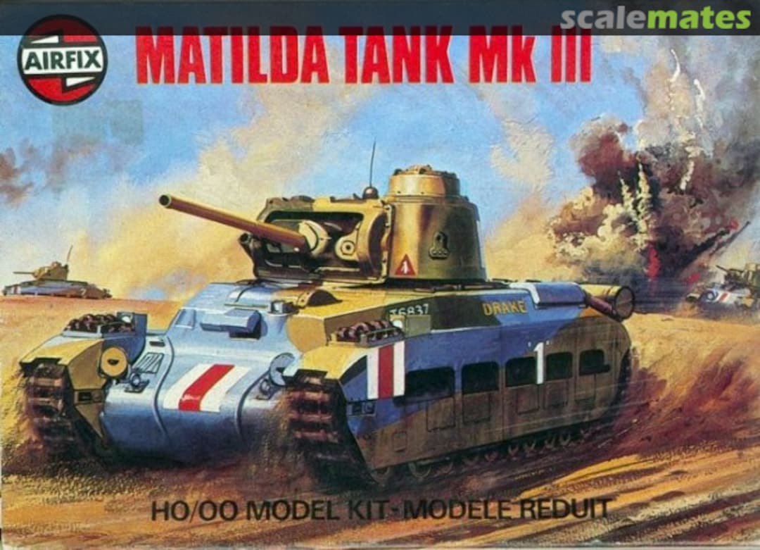 Boxart Matilda Tank Mk III 01318-1 Airfix Boxart Matilda Tank Mk III 01318-1 Airfix