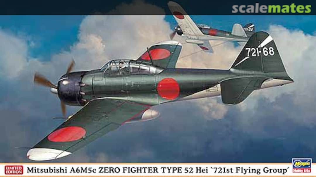 Boxart Mitsubishi A6M5c Zero Fighter Type 52 Hei `721st Flying Group´ 07362 Hasegawa Boxart Mitsubishi A6M5c Zero Fighter Type 52 Hei `721st Flying Group´ 07362 Hasegawa