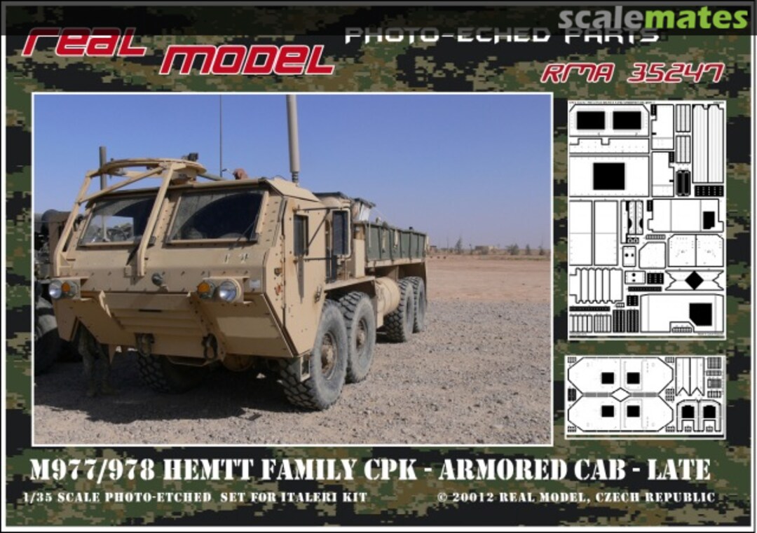 Boxart M977/978 HEMTT CPK-Armored Cab Late RMA35247 Real Model Boxart M977/978 HEMTT CPK-Armored Cab Late RMA35247 Real Model