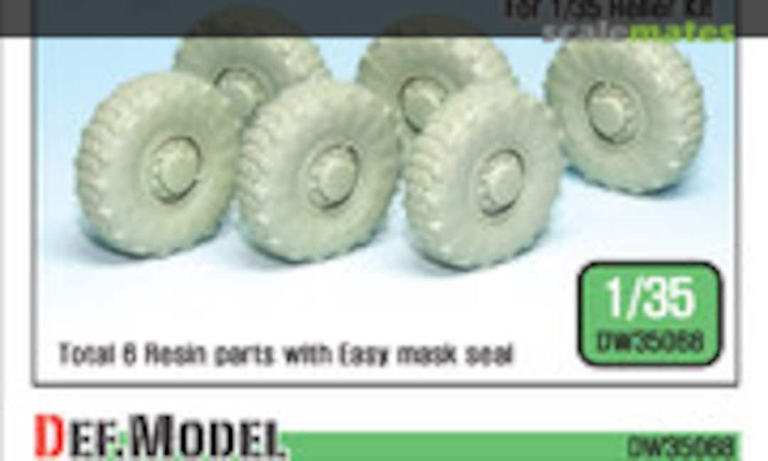 1:35 French VAB Sagged Wheel Set 1-Mich. XL (for Heller) (Def.Model DW35068) DW35068