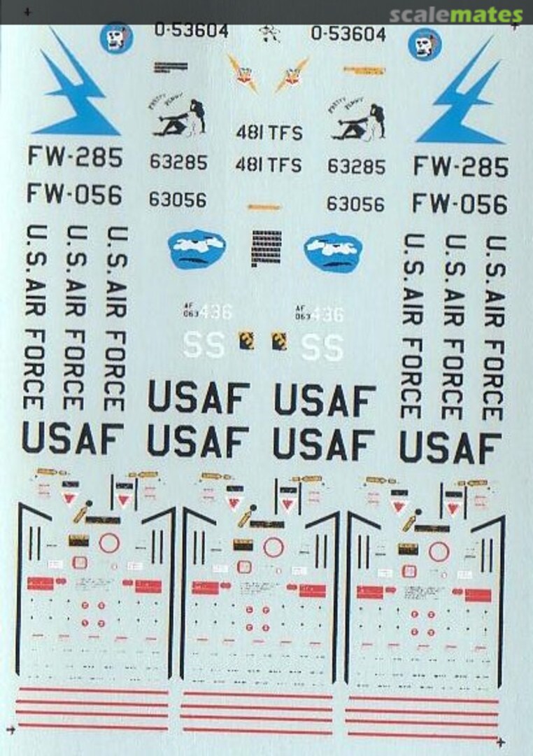 Boxart F-100 Super Sabres #2 14-126 Microscale Boxart F-100 Super Sabres #2 14-126 Microscale