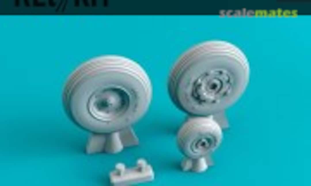 1:48 AH-64 Apache - wheels set (ResKit RS48-0081)