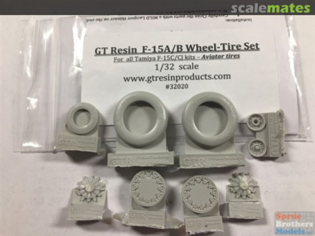 Boxart F-15A F-15B Eagle Wheel-Tire (Aviator) Set 32020 GT Resin Boxart F-15A F-15B Eagle Wheel-Tire (Aviator) Set 32020 GT Resin