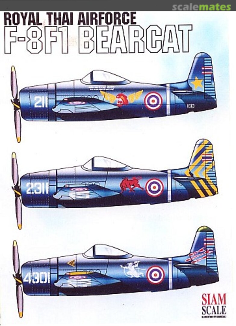 Boxart F-8F1 Bearcat 48005 Siam Scale Boxart F-8F1 Bearcat 48005 Siam Scale