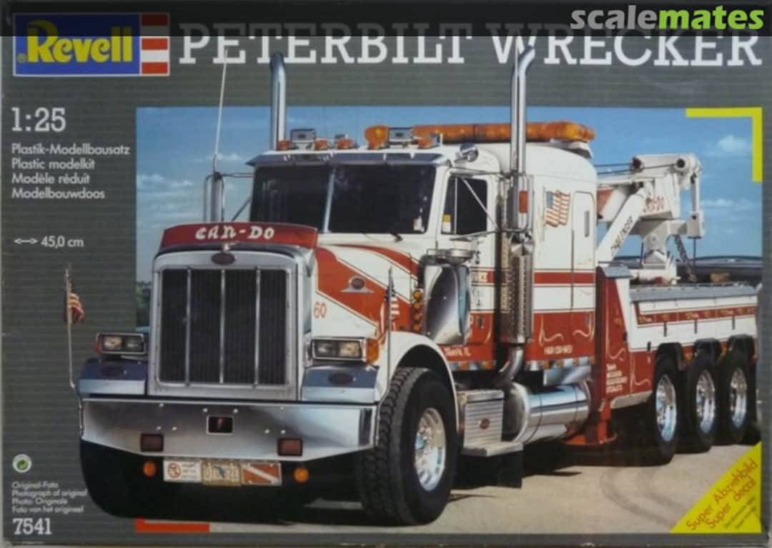 Boxart Peterbilt Wrecker 7541 Revell Boxart Peterbilt Wrecker 7541 Revell