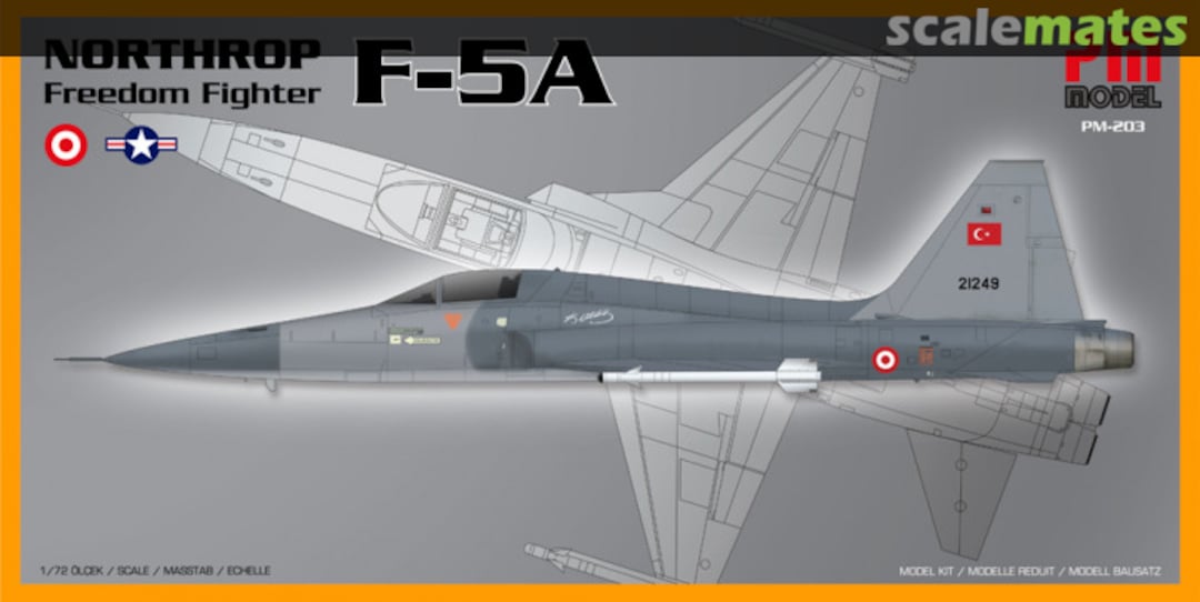 Boxart F-5A Freedom Fighter PM-203 PM Model Boxart F-5A Freedom Fighter PM-203 PM Model