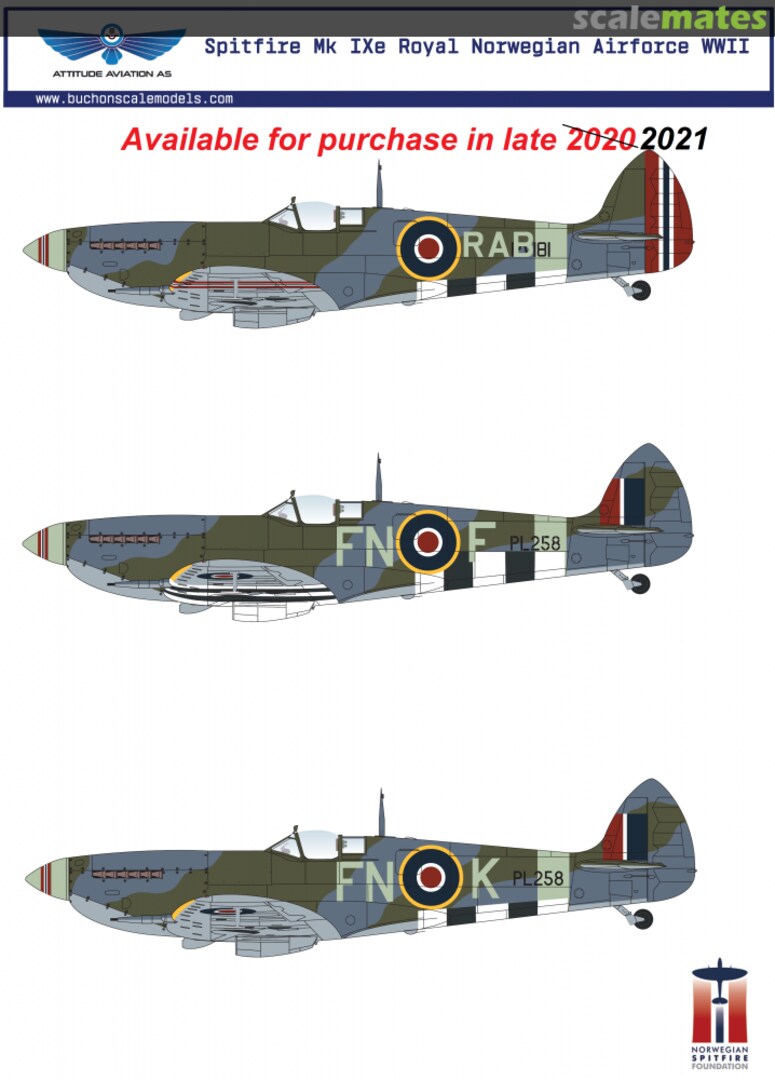 Boxart Supermarine Spitfire Mk IXe Resin Conversion Kit 24-001 Attitude Aviation AS Boxart Supermarine Spitfire Mk IXe Resin Conversion Kit 24-001 Attitude Aviation AS