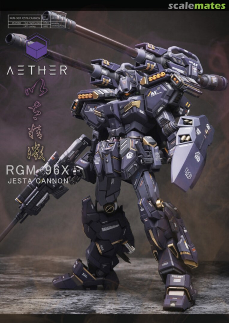 Boxart RGM-96X Jesta Cannon Conversion Kit  AEther Studio