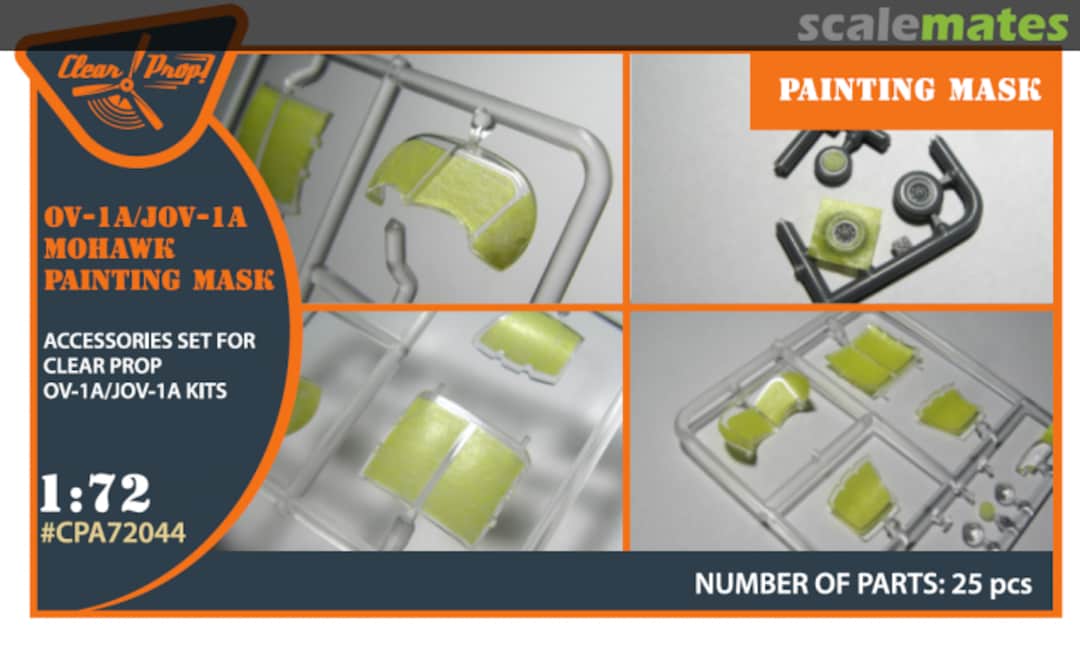 Boxart OV-1A/JOV-1A Mohawk Painting Mask CPA72044 Clear Prop! Boxart OV-1A/JOV-1A Mohawk Painting Mask CPA72044 Clear Prop!