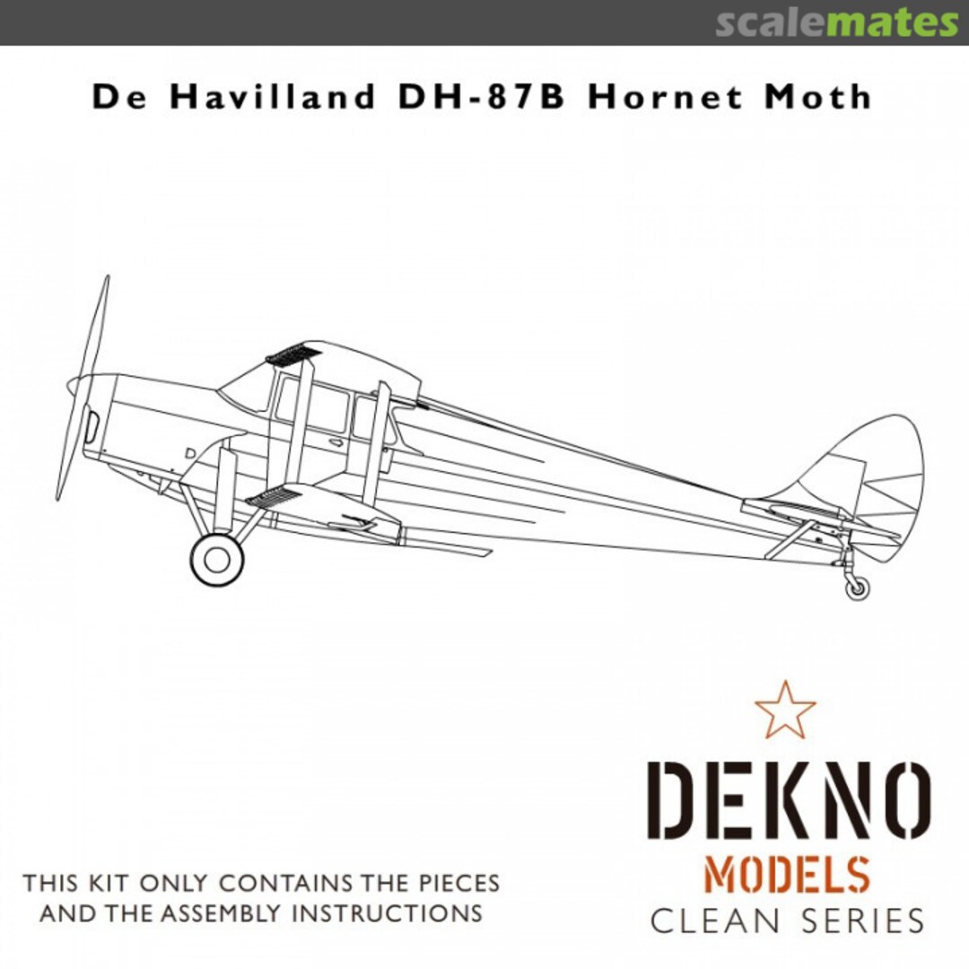 Boxart De Havilland DH-87B Hornet Moth CS.720601 Dekno Models