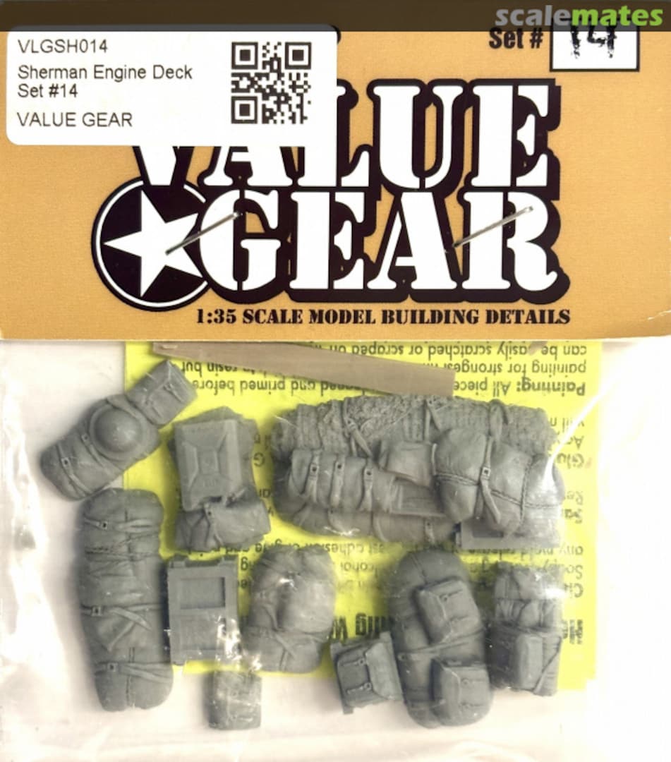 Boxart Sherman Engine Deck Set #14 SH014 Value Gear Boxart Sherman Engine Deck Set #14 SH014 Value Gear