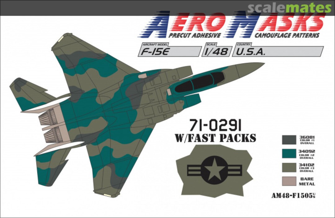 Boxart F-15E USA AM48-F1505 AeroMasks Boxart F-15E USA AM48-F1505 AeroMasks