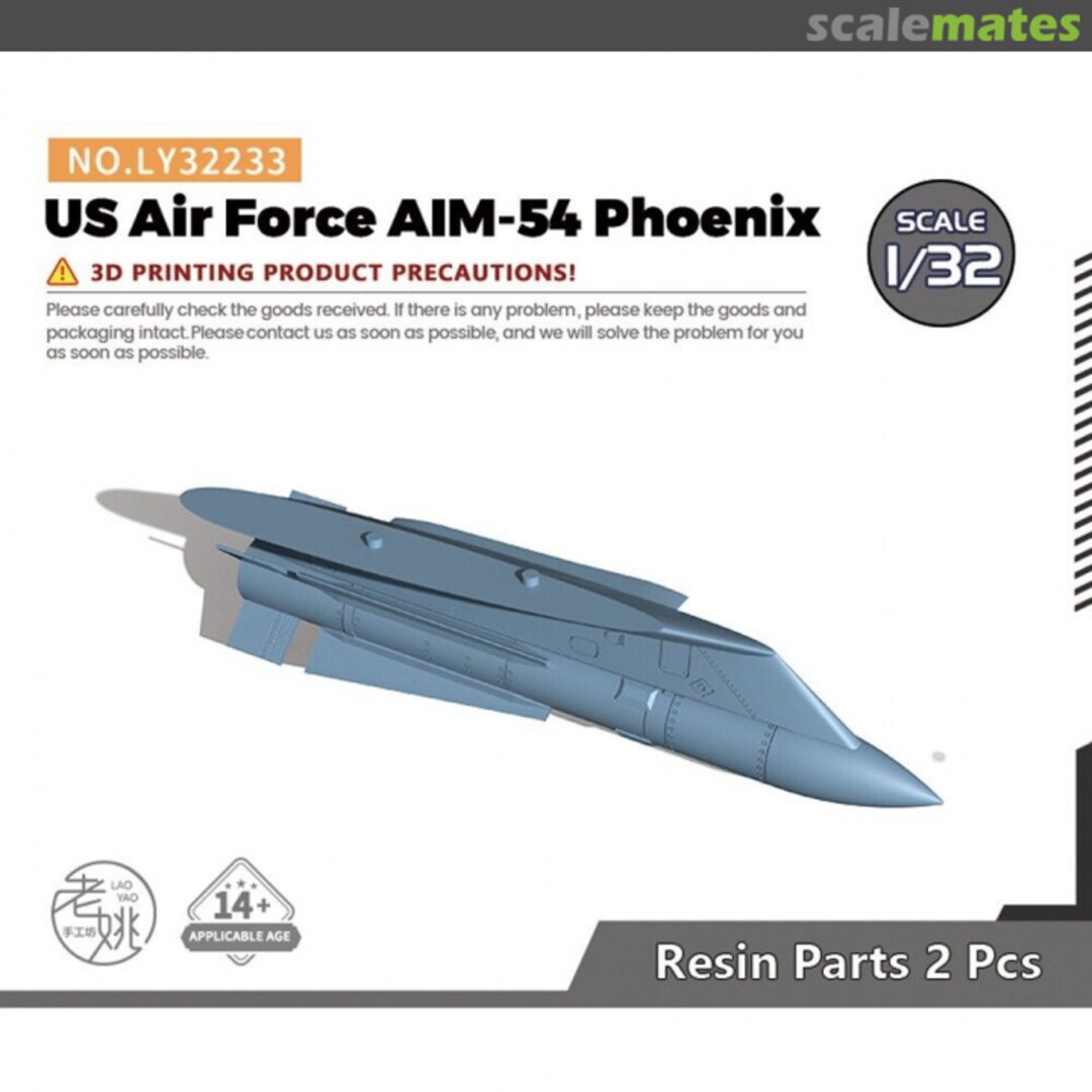 Boxart AIM-54 Phoenix LY32233 Yao's Studio/ 老姚手工坊 Boxart AIM-54 Phoenix LY32233 Yao's Studio/ 老姚手工坊
