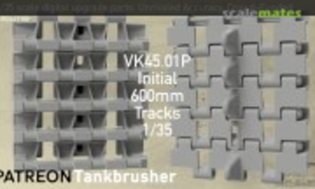 1:35 Tiger P Initial 600mm incl. flame cut guide horn (Tankbrusher Scale Modeling 352412102) 352412102