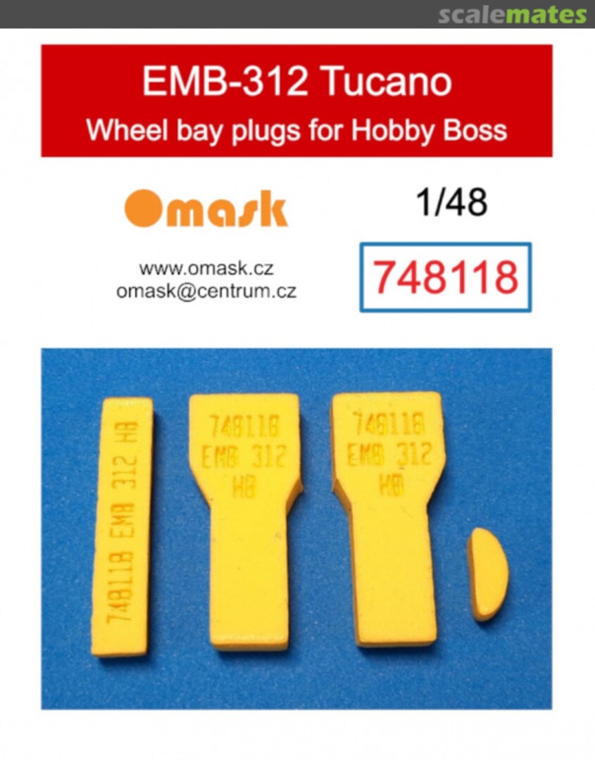 Boxart EMB-312 Tucano wheel bay plugs 748118 Omask Boxart EMB-312 Tucano wheel bay plugs 748118 Omask