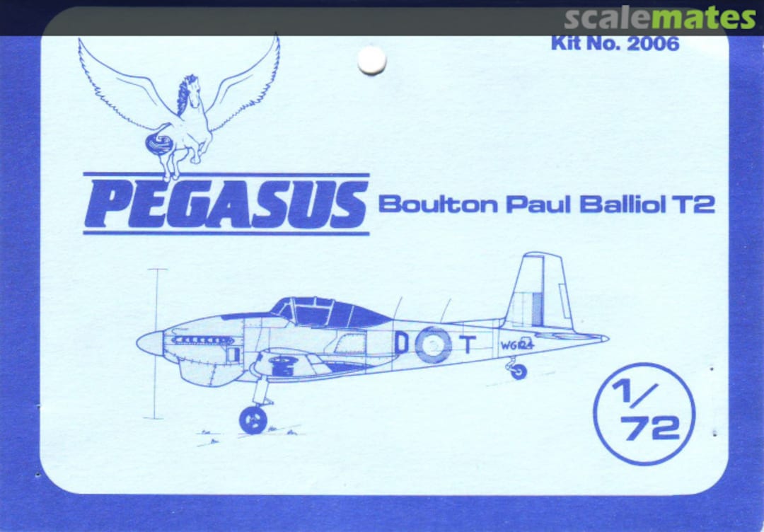 Boxart Boulton Paul Balliol T.2 2006 Pegasus Boxart Boulton Paul Balliol T.2 2006 Pegasus
