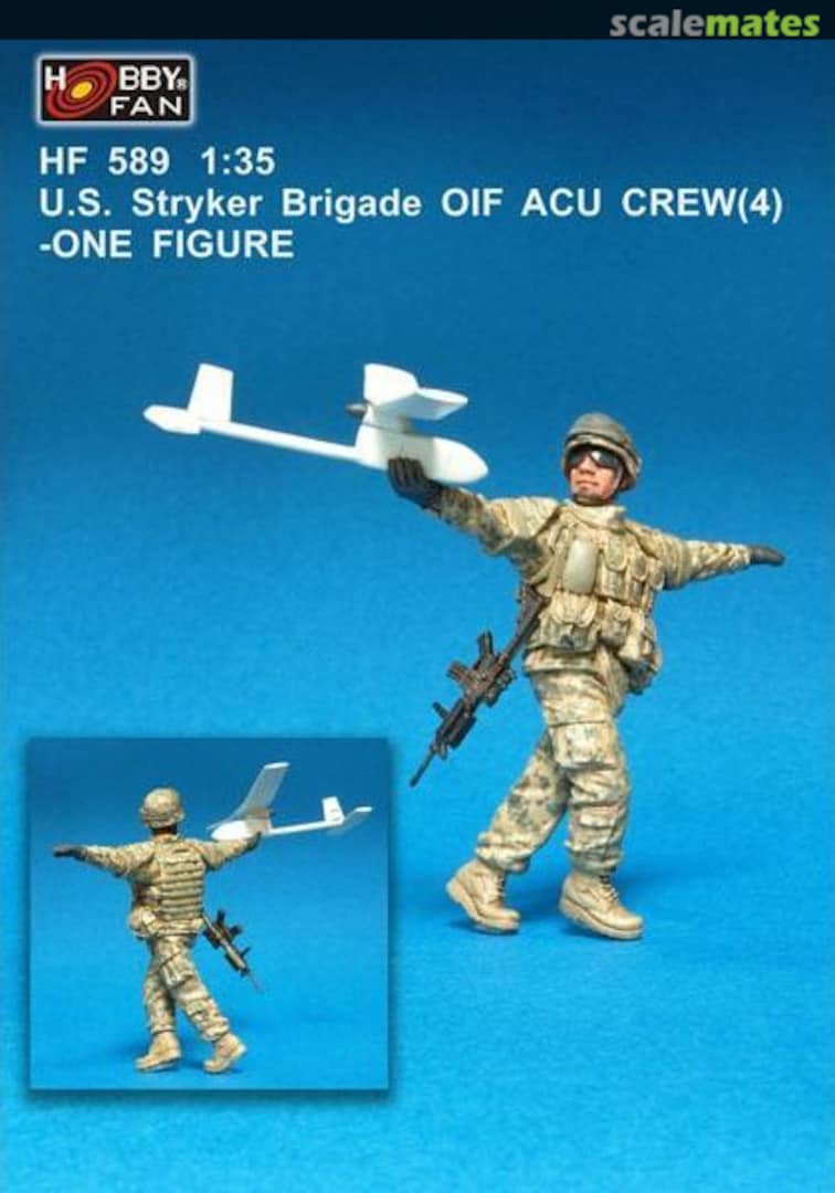 Boxart US Stryker Brigade OIF ACU Crew (4) HF589 Hobby Fan Boxart US Stryker Brigade OIF ACU Crew (4) HF589 Hobby Fan