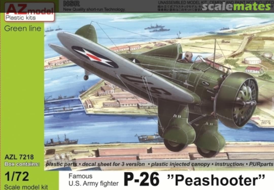 Boxart P-26 "Peashooter" AZL7218 AZmodel Boxart P-26 "Peashooter" AZL7218 AZmodel