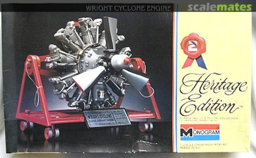 Boxart Wright Cyclone Engine 6052 Monogram Boxart Wright Cyclone Engine 6052 Monogram